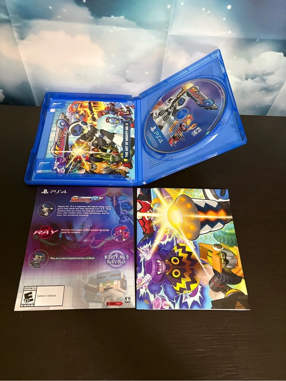 Sony PlayStation 4 Mighty No. 9 video game. Complete. Tested. Working. Preowned